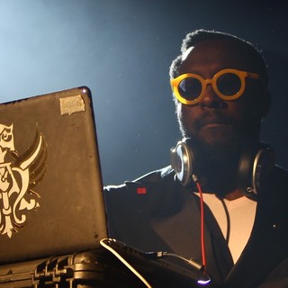 will.i.am in will.i.am Serving as DJ During A Set at The EF Summeranza Student Exchange Event