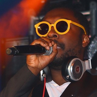 will.i.am in will.i.am Serving as DJ During A Set at The EF Summeranza Student Exchange Event