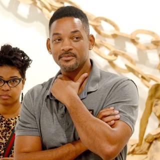 Will Smith Spotted with His Son During A Presentation at Art Basel Miami Beach 2012