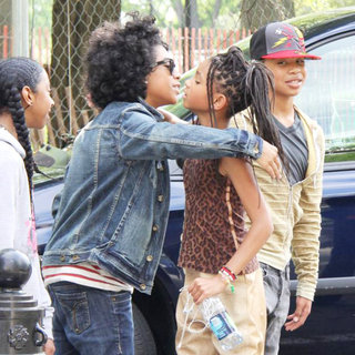 Willow Smith in Celebrities Leaving The White House After A Soundcheck for The Easter Egg Hunt Concert
