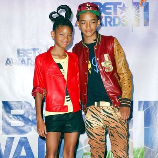 Willow Smith, Jaden Smith in The 11th Annual BET Awards - Press Room