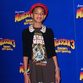 Willow Smith in New York Premiere of Dreamworks Animation's Madagascar 3: Europe's Most Wanted