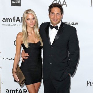 Abbey Wilson, Joe Francis in amfAR 3rd Annual Inspiration Gala