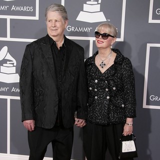 Brian Wilson, Melinda Ledbetter in 55th Annual GRAMMY Awards - Arrivals