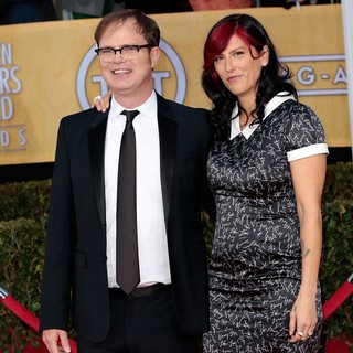 Rainn Wilson, Holiday Reinhorn in 19th Annual Screen Actors Guild Awards - Arrivals