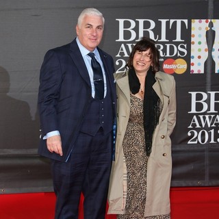 Mitch Winehouse, Janis Winehouse in The 2013 Brit Awards - Arrivals