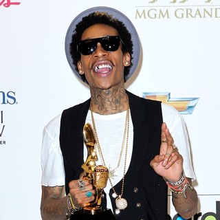 Wiz Khalifa in 2012 Billboard Music Award - Press Room