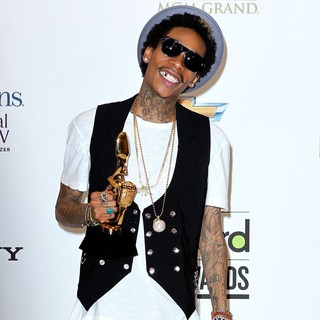 Wiz Khalifa in 2012 Billboard Music Award - Press Room