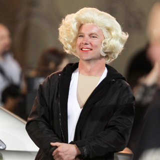 Filming in Hollywood on The Set of 'Wonder Woman'