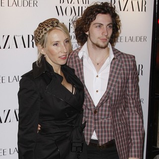 Sam Taylor-Wood, Aaron Johnson in Harper's Bazaar Woman of The Year Awards 2010 - Arrivals