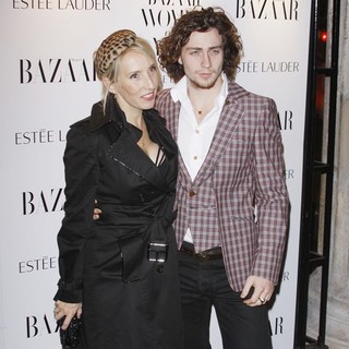 Sam Taylor-Wood, Aaron Johnson in Harper's Bazaar Woman of The Year Awards 2010 - Arrivals