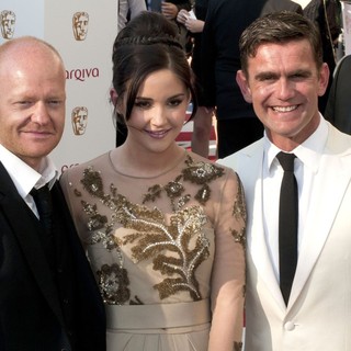 Jake Wood, Jacqueline Jossa, Scott Maslen in The 2012 Arqiva British Academy Television Awards - Arrivals