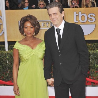Alfre Woodard, Roderick Spencer in 19th Annual Screen Actors Guild Awards - Arrivals