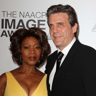 Alfre Woodard, Roderick Spencer in The 44th NAACP Image Awards