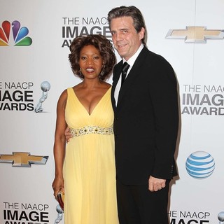 Alfre Woodard, Roderick Spencer in The 44th NAACP Image Awards