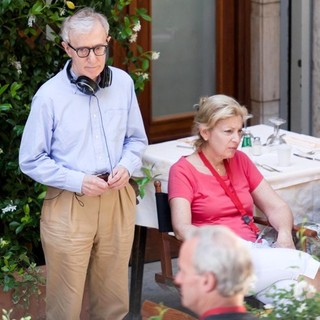 Woody Allen in On The Set of New Film The Bop Decameron