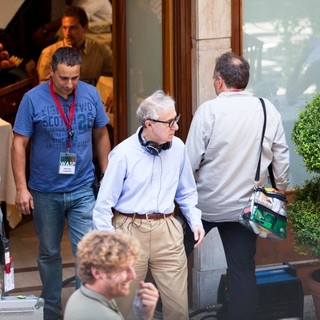 Woody Allen in On The Set of New Film The Bop Decameron