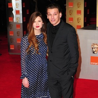 Bonnie Wright, Jamie Campbell Bower in Orange British Academy Film Awards 2012 - Arrivals
