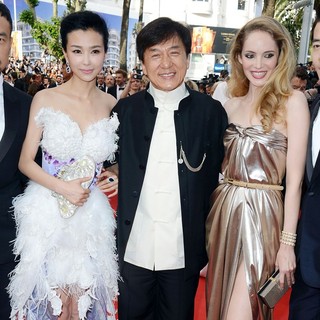 Yao Xingtong, Jackie Chan, Laura Weissbecker in Rust and Bone Premiere - During The 65th Annual Cannes Film Festival