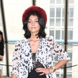 Yasmin in London Fashion Week Spring-Summer 2012 TopShop Unique