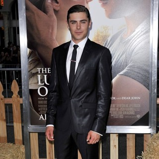Zac Efron in The Premiere of The Lucky One