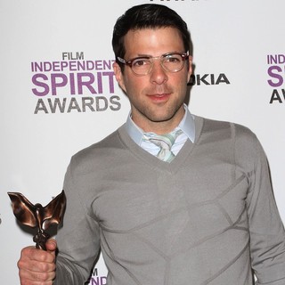 Zachary Quinto in 27th Annual Independent Spirit Awards - Press Room