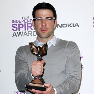 Zachary Quinto in 27th Annual Independent Spirit Awards - Press Room