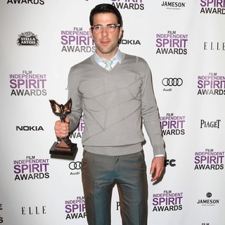 Zachary Quinto in 27th Annual Independent Spirit Awards - Press Room