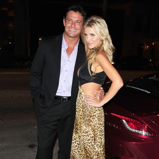 Romain Zago, Joanna Krupa in The Real Housewives of Miami Season 2 VIP Launch Party