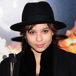 Zoe Kravitz in New York Premiere of Bullet to the Head