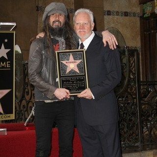Rob Zombie, Malcolm McDowell in The Hollywood Walk of Fame Honors Malcolm McDowell