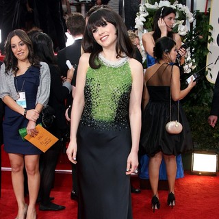Zooey Deschanel in The 69th Annual Golden Globe Awards - Arrivals - zooey-deschanel-69th-annual-golden-globe-awards-01