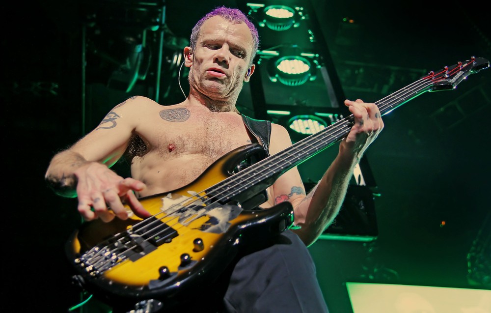 Flea Picture 8 The Red Hot Chili Peppers Performing at Manchester MEN Arena