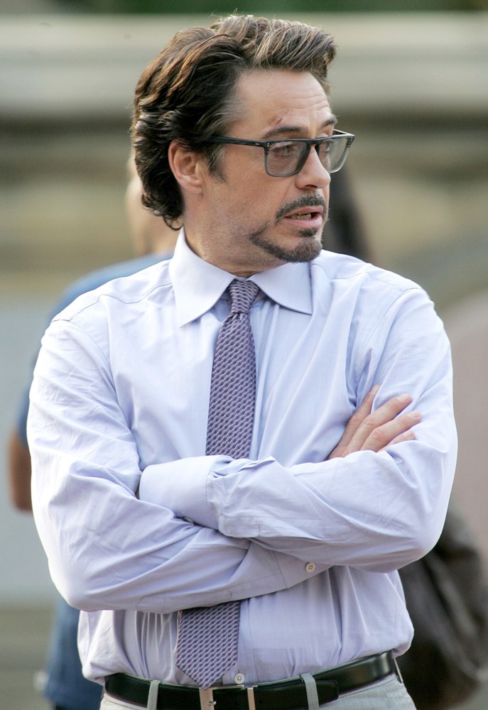 Actors on The Set of The Avengers Shooting on Location in Manhattan