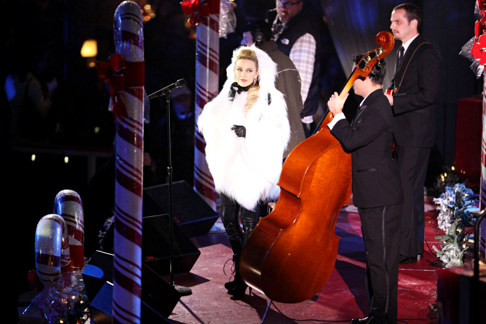 Celebrities Performs at The Rockefeller Center Christmas Tree Lighting
