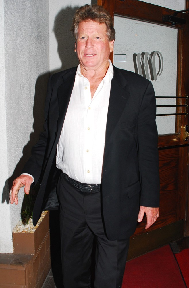 Ryan O'Neal Picture 11 - Ryan O'Neal Leaving Madeo Restaurant on