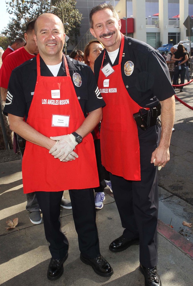 The Los Angeles Mission's Thanksgiving for Skid Row Homeless