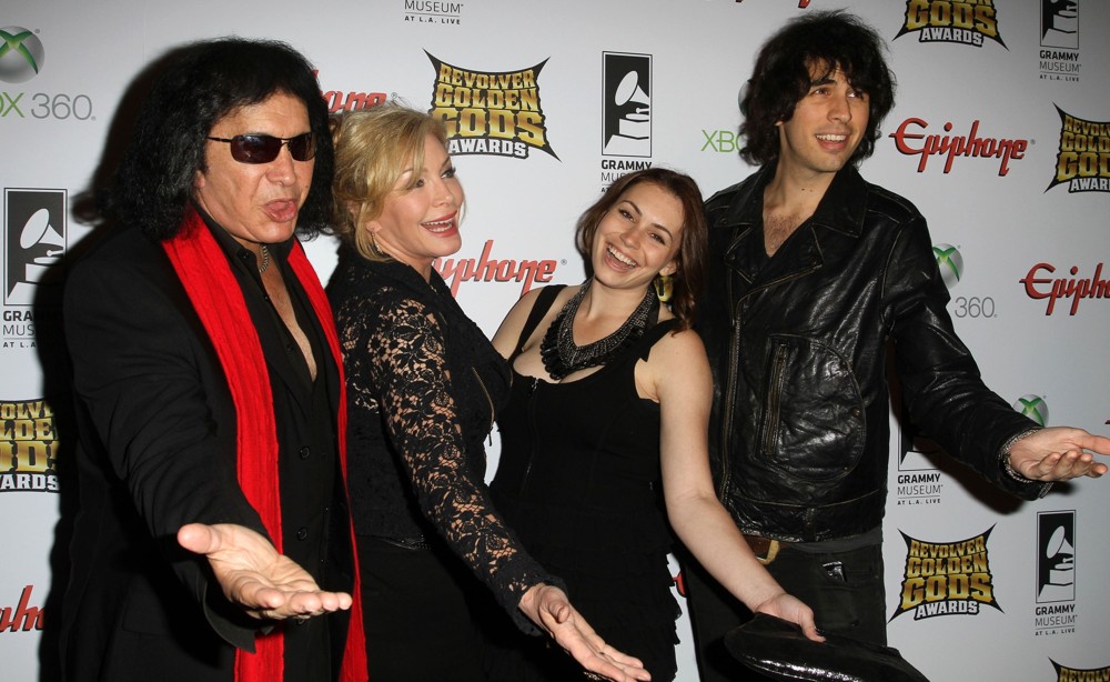 Gene Simmons Shannon Tweed Sophie Simmons Nick Simmons