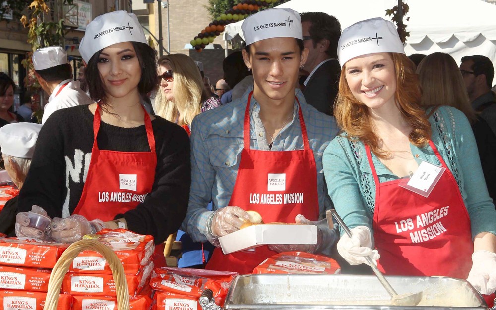 The Los Angeles Mission's Thanksgiving for Skid Row Homeless