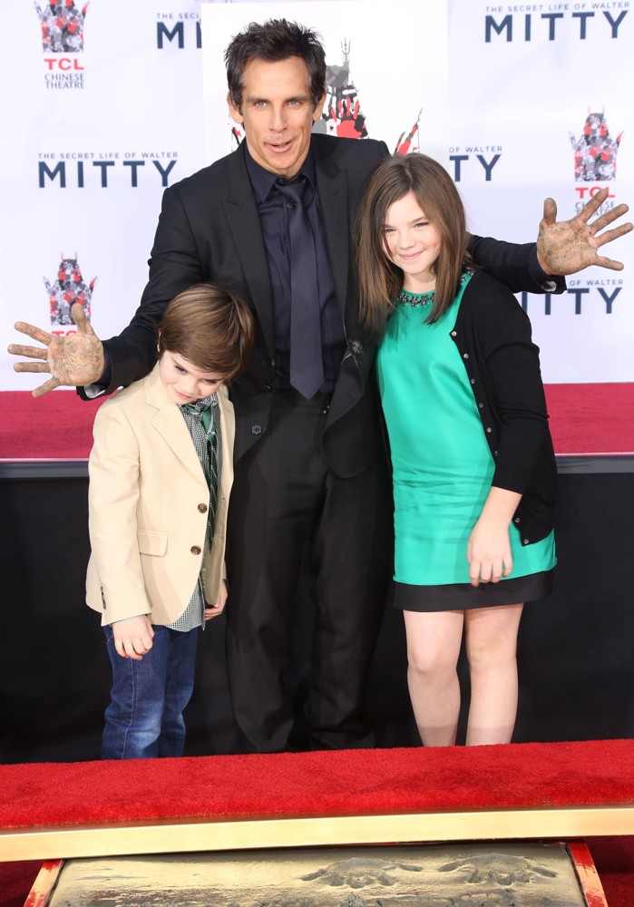 Quinlin Dempsey Stiller Picture 3 Ben Stiller Hand and Footprint Ceremony