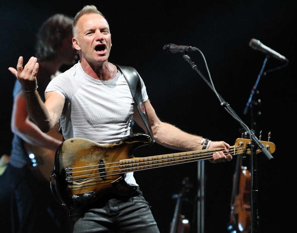 sting when the world is running down live
