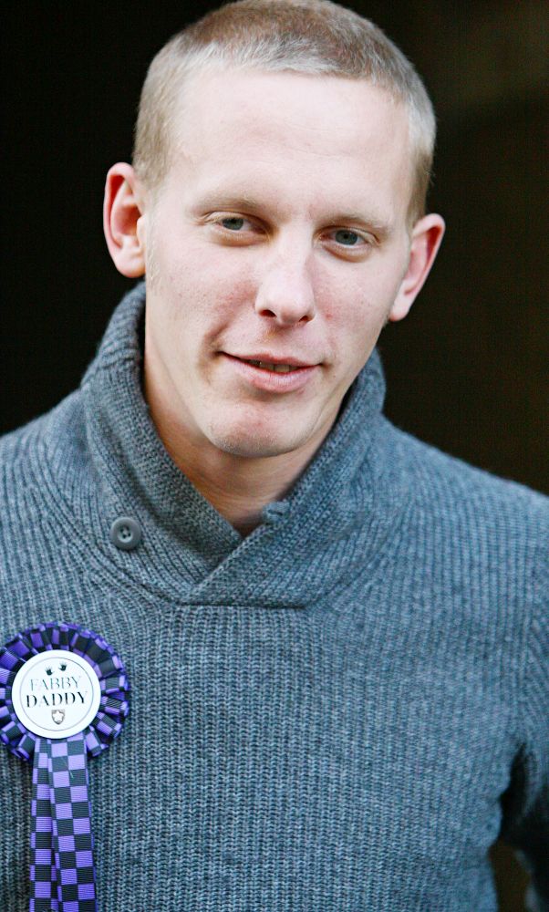 Laurence Fox Outside Portland Hospital Following The Birth of His First 