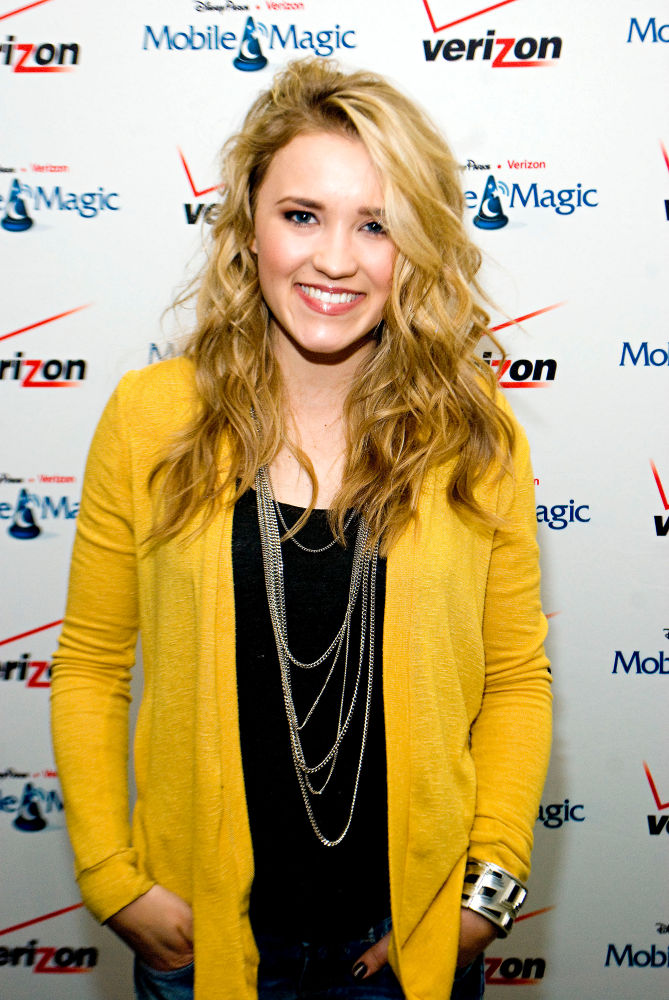 Emily Osment Verizon's Experience Tthe Magic Tour to Celebrate Disney's