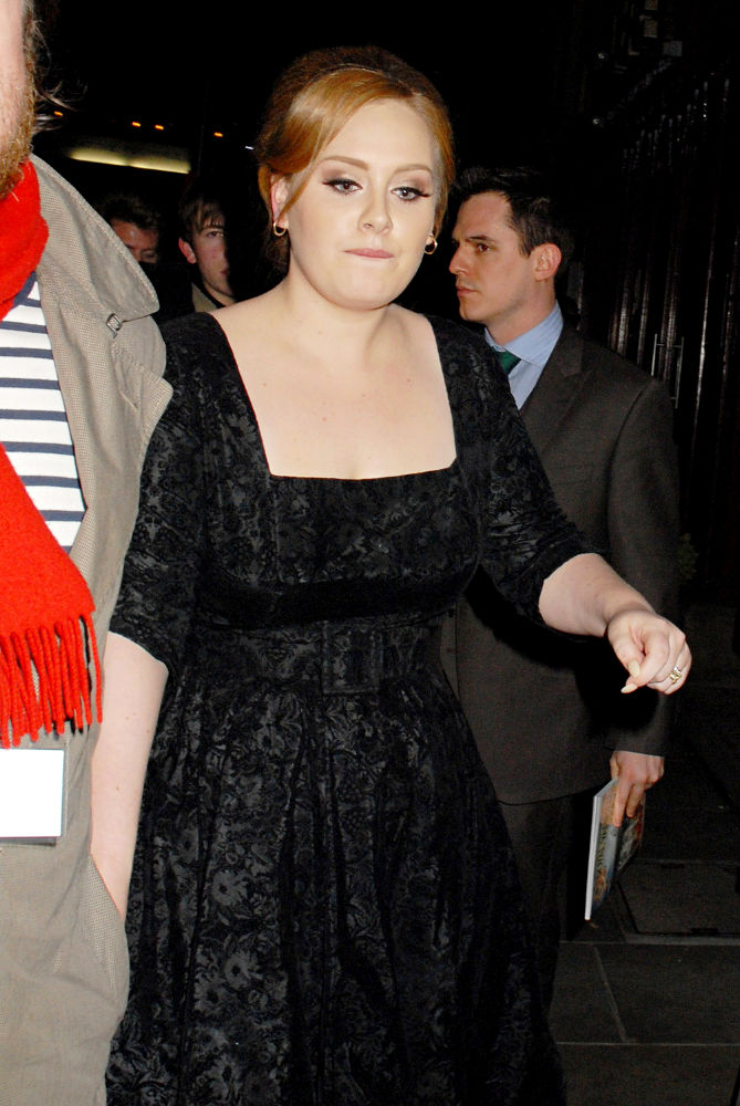 Adele in The Royal Variety Performance at The London Palladium - Departures