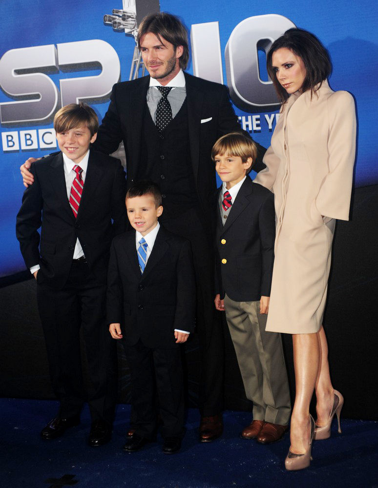 romeo beckham arsenal fan. David Beckham, Victoria Adams,