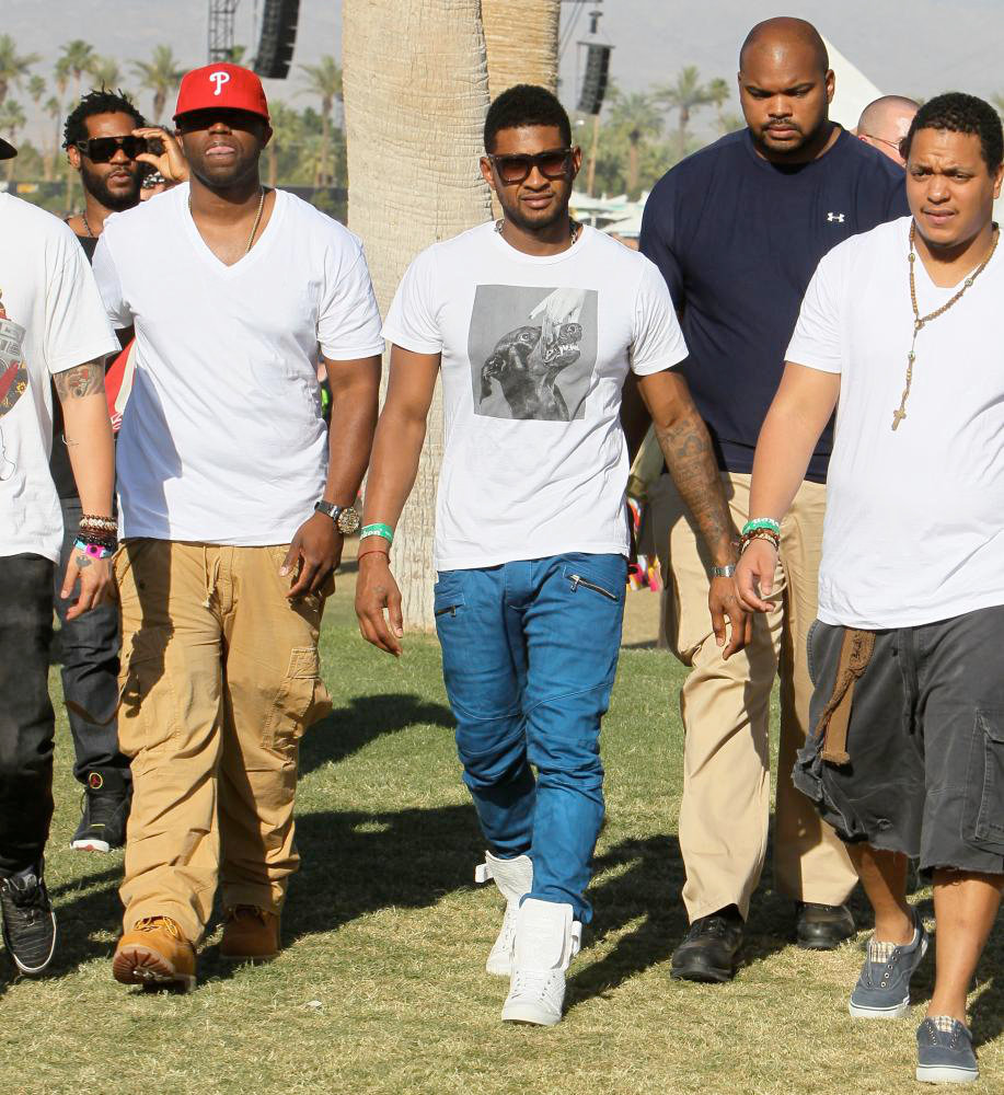 Celebrities at The 2011 Coachella Valley Music and Arts Festival - Day 3
