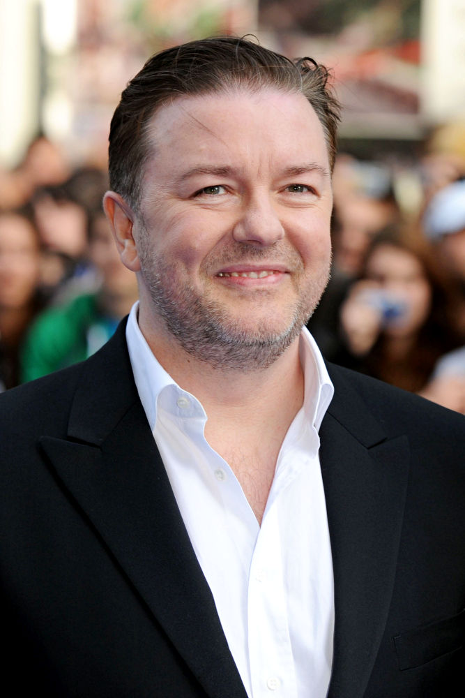 ricky gervais young band. Ricky Gervais Is on Diet After