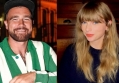 Travis Kelce Spotted Leaving Taylor Swift's NYC Apartment After Spending the Night Together
