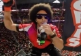 Ludacris Rappels Down the Top of Mercedes-Benz Stadium During Performance at Falcons Game