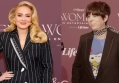 Adele Hilariously Photobombed by Diane Warren at Hollywood Reporter's Women in Entertainment Gala